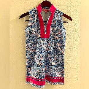 Simply Southern Youth Tropical Print Dress- L